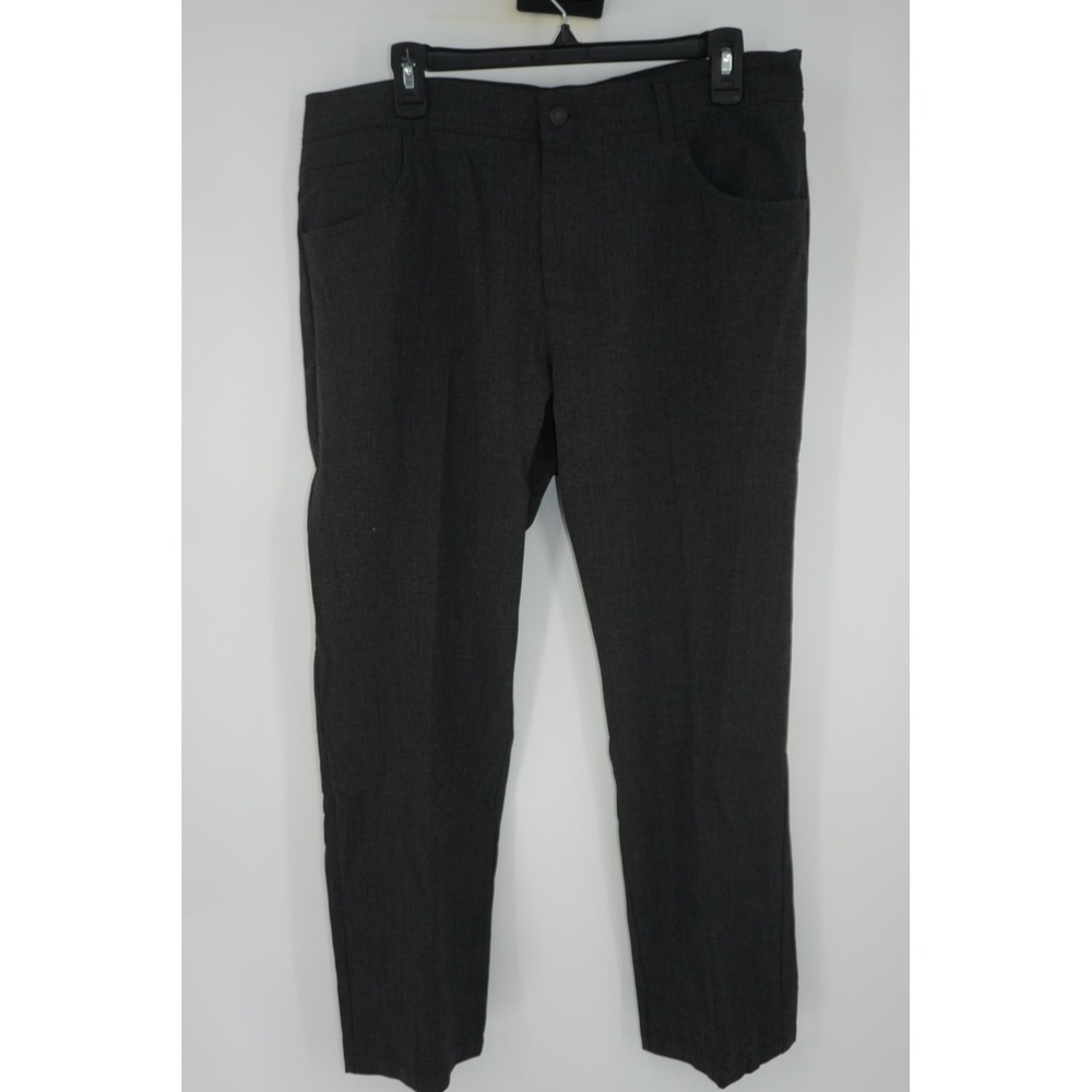 ALBERTO Ceramica Stone Modern Fit‎ Chino Pants Charcoal Gray Men's 36x29